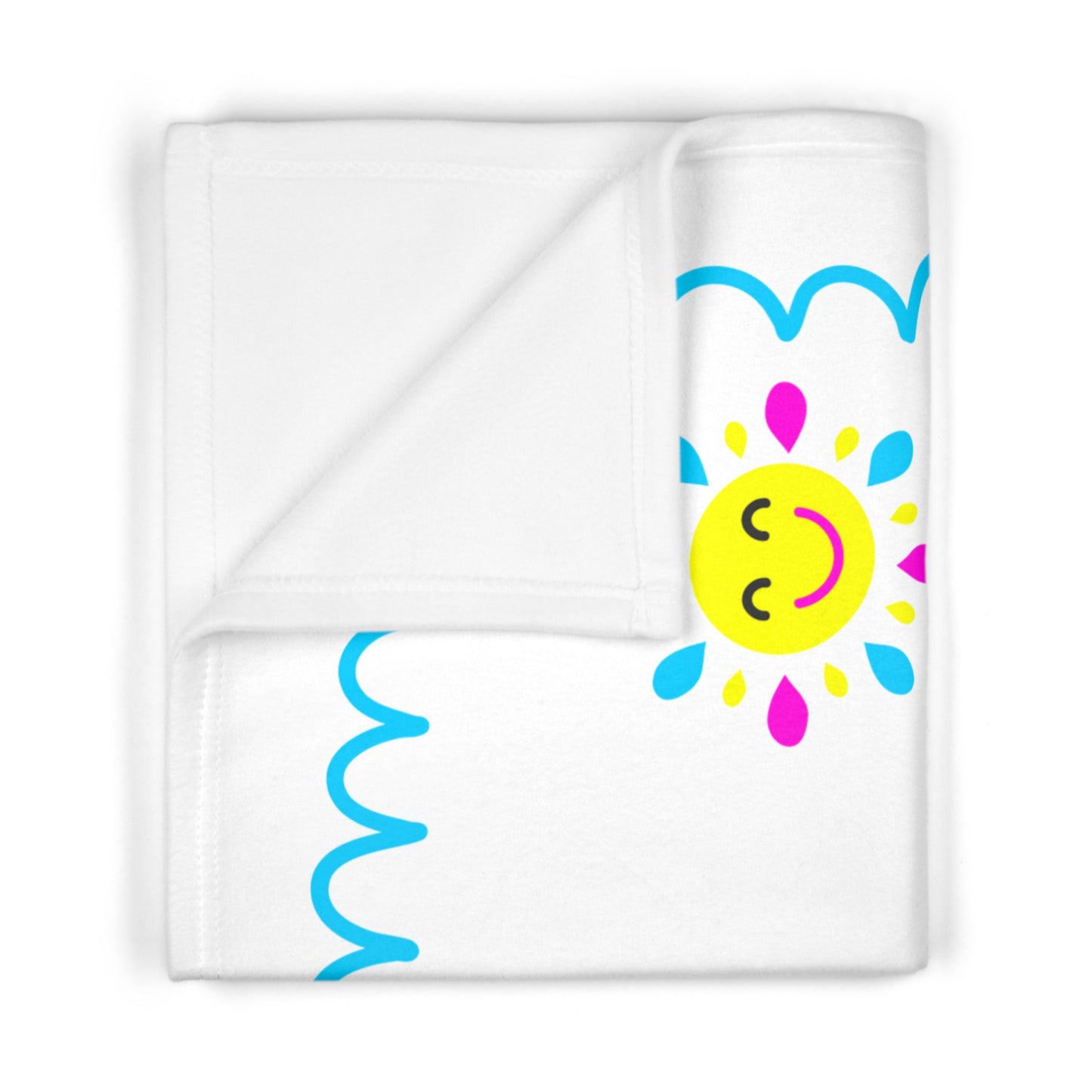 A Child Is Like A Flower Fleece Baby Blanket