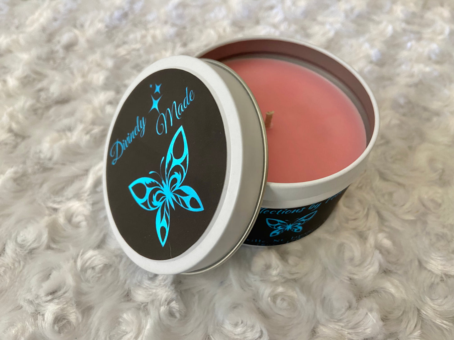 All natural hand made and hand poured Japanese Cherry Blossom scented 6 oz. candle